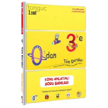 0dan 3e Konu Anlatımlı Soru Bankası Seti - Tonguç Yayınları