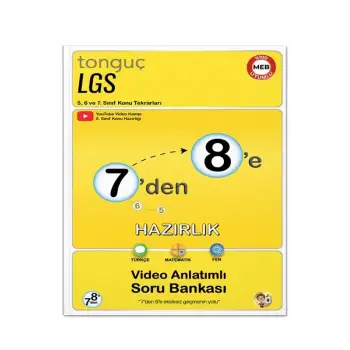 7den 8e Hazırlık Kitabı - Tonguç Yayınları