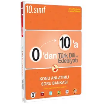 0dan 10a Türk Dili ve Edebiyatı Konu Anlatımlı Soru Bankası - Tonguç Yayınları