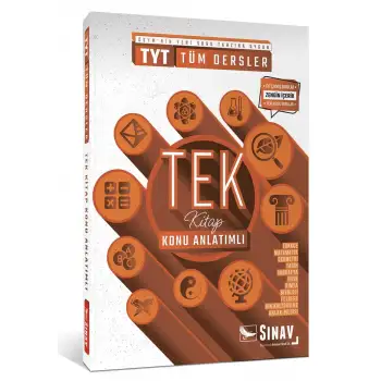 TYT Tüm Dersler Konu Anlatımlı Tek Kitap - Sınav Yayınları