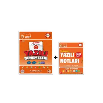 10. Sınıf 1. Dönem Yazılı Denemeleri ve Yazılı Notları - Tonguç Yayınları