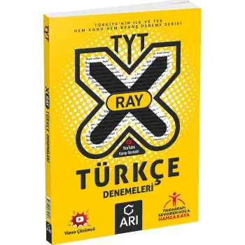 X RAY TYT Türkçe Denemeleri - Hamza Kaya -  Arı Yayıncılık