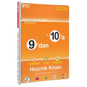 9dan 10a Edebiyat Tarih Coğrafya Hazırlık Kitabı - Tonguç Yayınları