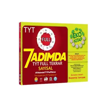 7 Adımda TYT Full Tekrar Soru Bankası - SAYISAL EKO - Tonguç Yayınları