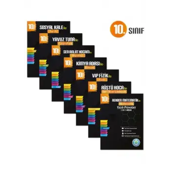 10. Sınıf Yazılı Provaları Seti - 7 Kitap 1 ve 2. Dönem - Tonguç Yayınları