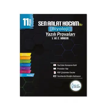 11. Sınıf Biyoloji Yazılı Provaları - Sen Anlat Hocam