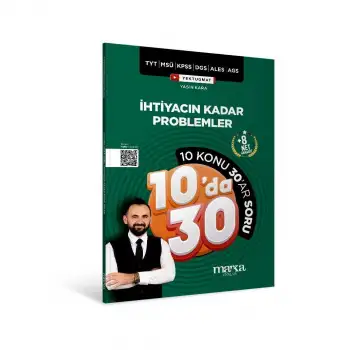 MEB-AGS YKS TYT MSÜ DGS ALES İhtiyacın Kadar Problemler Kampı 10 da 30 Soru Bankası Çözümlü Marka Yayınları