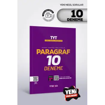 TYT Paragraf 10 Deneme Tamamı Video Çözümlü Marka Yayınları