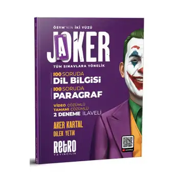 JOKER TÜM SINAVLARA YÖNELİK DİL BİLGİSİ / PARAGRAF SORU BANKASI Aker6666
