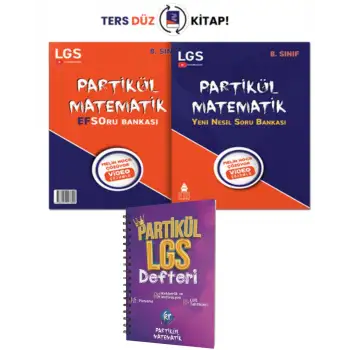 8. Sınıf Efso Matematik Soru Bankası (2 Kitap Bir Arada) + LGS Planlama Defteri