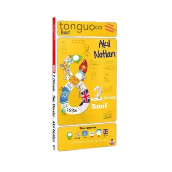 8.2 Akıl Notları Cep Boy 8. Sınıf 2. Dönem Ders Notları - Tonguç Yayınları