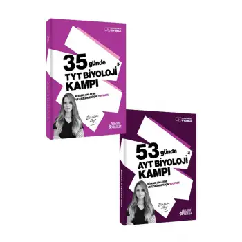 2027 35 Günde TYT Biyoloji ve 53 Günde AYT Biyoloji Kampı İkili Set Burcu Ay