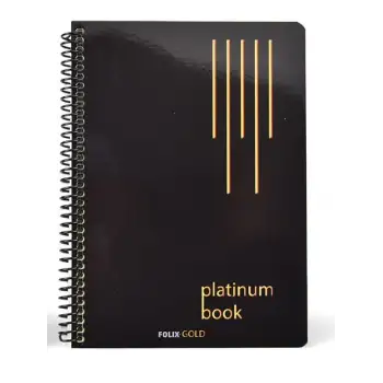 Platinium Gold 80 Yaprak Sert Kapak Kareli Defter - 16x22cm