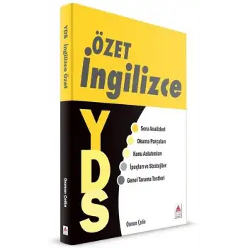 YDS Özet İngilizce -  Delta Kültür Yayınevi