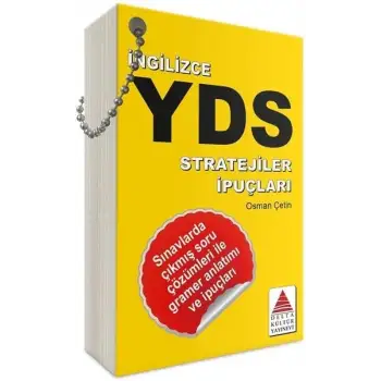 YDS Stratejiler & İpuçları Kartları (İngilizce) -  Delta Kültür Yayınevi