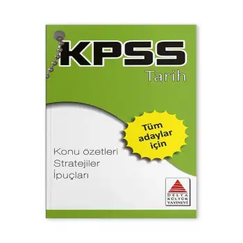 KPSS Tarih Strateji Kartları - Delta Kültür Yayınevi