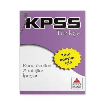 KPSS Türkçe Strateji Kartları - Delta Kültür Yayınevi