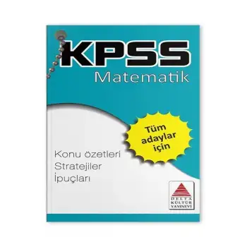 KPSS Matematik Strateji Kartları - Delta Kültür Yayınevi
