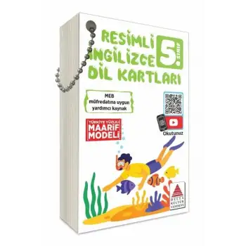 5.Sınıf Resimli İngilizce Dil Kartları - Delta Kültür Yayınları