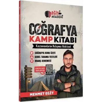 MEB AGS KPSS Coğrafya Kamp Kitanı - Eğit Akademi - Mehmet EĞİT