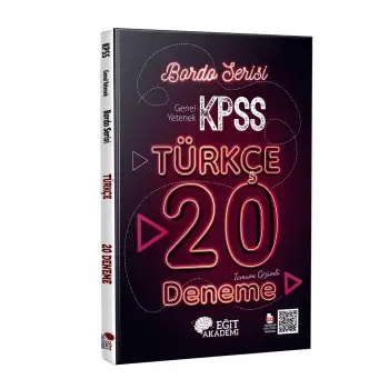 KPSS Türkçe Tamamı Çözümlü 20 Bordo Deneme - Eğit Akademi