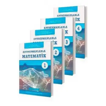 Antrenmanlarla Matematik - 1-2-3-4 (4lü Kitap Seti) - Antrenman Yayıncılık
