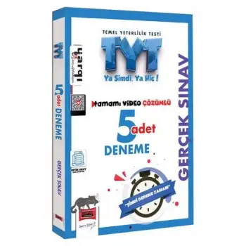 TYT Tamamı Video Çözümlü 5 Deneme Sınavı Yargı Yayınları