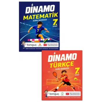 7. Sınıf Dinamo Türkçe ve Matematik Soru Bankası Tonguç yayınları