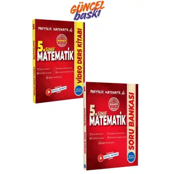 5. Sınıf Partikül Matematik Video Ders Kitabı + Soru Bankası