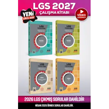 8. Sınıf LGS Çıkmış Sorular ve MEB Örnek Soruları Çalışma Kitabı Seti - Marka Yayınları