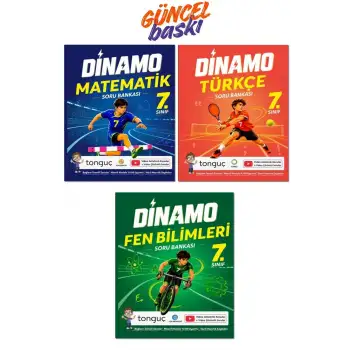 7. Sınıf Dinamo Matematik - Türkçe - Fen Bilimleri Soru Bankası Tonguç yayınları