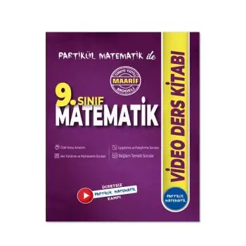 9. Sınıf Partikül Matematik Video Ders Kitabı