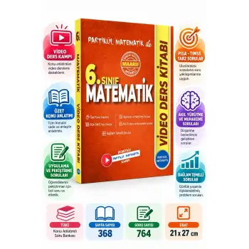 6. Sınıf Partikül Matematik Video Ders Kitabı - MAARİF MODEL