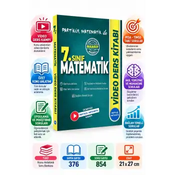 7. Sınıf Partikül Matematik Video Ders Kitabı - MAARİF MODEL