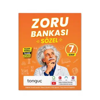 7. Sınıf Sözel Zoru Bankası - MAARİF MODEL  Tonguç Yayınları