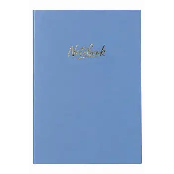 17X24 Thermo Deri Lüks Soft Defter AÇIK MAVİ (Kareli - 160 Sayfa)