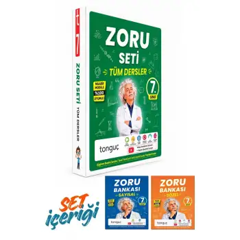 7. Sınıf Zoru Bankası Tüm Dersler Seti - MAARİF MODEL  Tonguç Yayınları