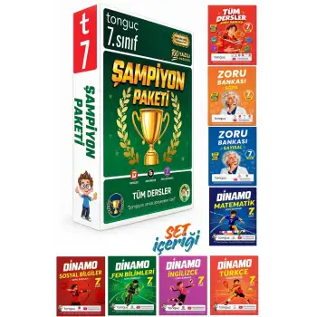 7. Sınıf Şampiyon Paketi MAARİF MODEL Tonguç Yayınları