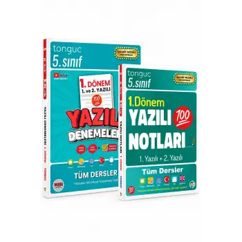 5. Sınıf Yazılı Notları ve Denemeleri 1. DÖNEM