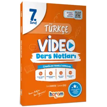 7.Sınıf Türkçe Video Ders Notları MAARİF MODEL - Hocam Anlatır Yayınları