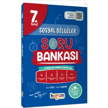 7.Sınıf Sosyal Bilgiler Tamamı Video Çözümlü Soru Bankası MAARİF MODEL - Hocam Anlatır Yayınları