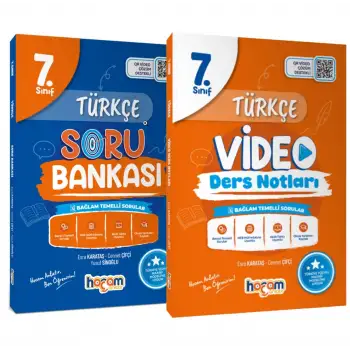 7. Sınıf Türkçe Video Ders Notları + Soru Bankası MAARİF MODEL - Hocam Anlatır