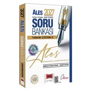 2027 ALES VİP Sayısal-Sözel Yetenek Tamamı Çözümlü Soru Bankası - Yargı Yayınları