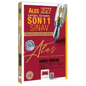 2027 ALES Sayısal Yetenek Son 11 Sınav Tamamı Çözümlü Çıkmış Sorular - Yargı Yayınları