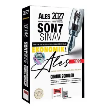 2027 ALES Sayısal-Sözel Yetenek Son 7 Sınav Çıkmış Sorular - Yargı Yayınları