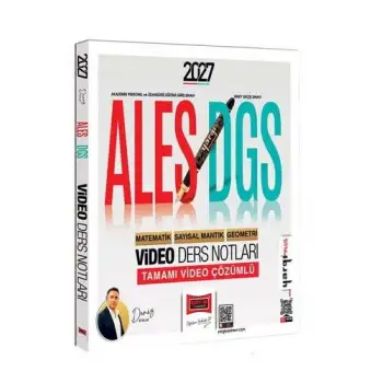 2027 ALES DGS Matematik Sayısal Mantık Geometri Video Ders Notları - Yargı Yayınları