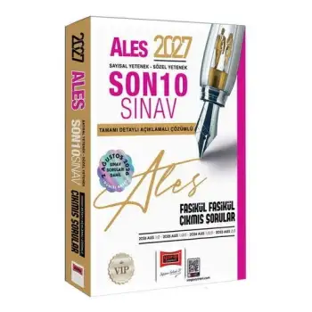 2027 ALES Sayısal-Sözel Yetenek Son 10 Sınav Fasikül Çıkmış Sorular - Yargı Yayınları