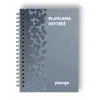 Gri Örgü Günlük Planlayıcı Defter -  Ders Çalışma Planlayıcı Defteri - Planlama Defte