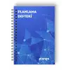 Mavi Işıklar Günlük Planlayıcı Defter - Ders Çalışma Planlayıcı Defteri - Planlama Defteri