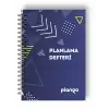 Mavi Üçgenler Günlük Planlayıcı Defter -  Ders Çalışma Planlayıcı Defteri - Planlama Defteri